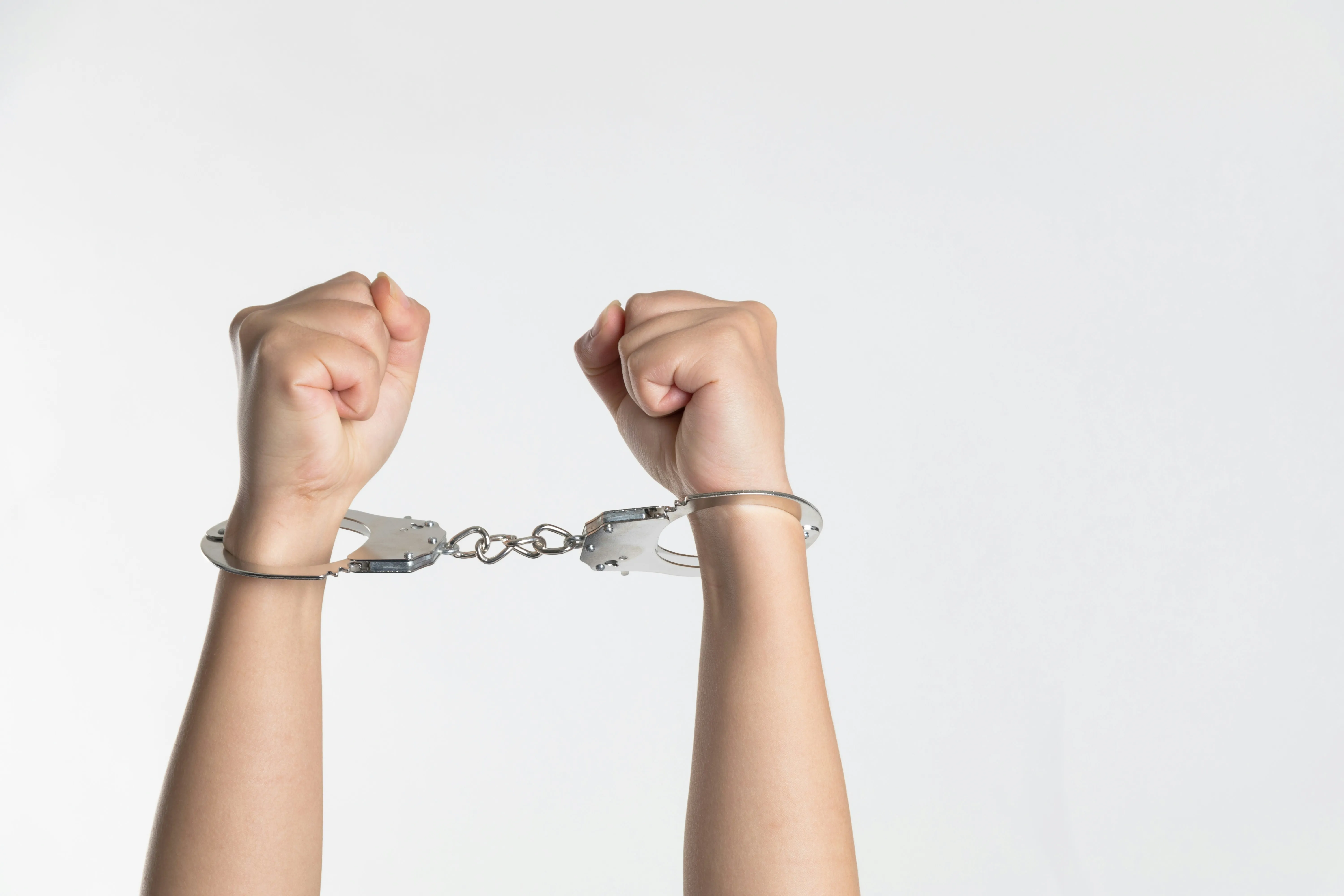 Cuffed hands